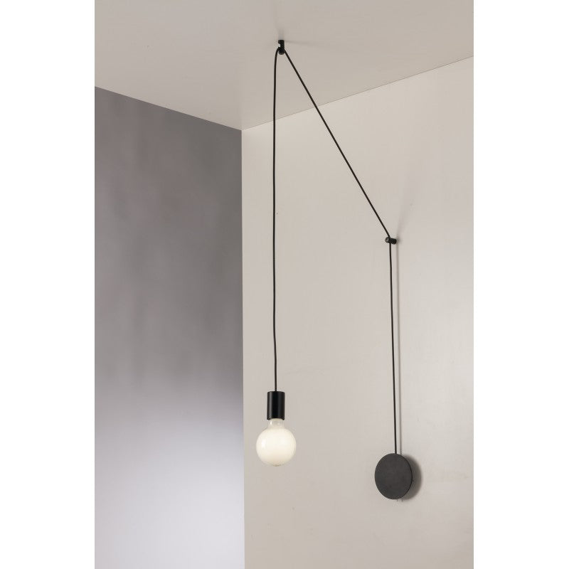 BLACK HABITAT CEILING LIGHT 1XE27 500CM